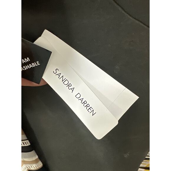 Brand new authentic Sandra Darren Chevron Dress, Size 6 For Women - Picture 4 of 4